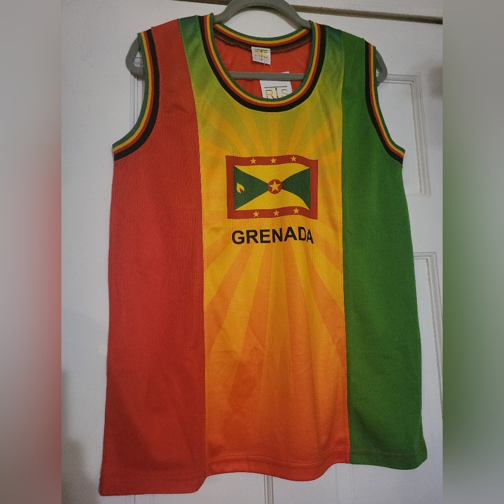 GRENADA'S MULTI-COLOR SHIRT, by RTS Size Large